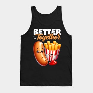Better Together – Bratwurst Fries Snack Tank Top